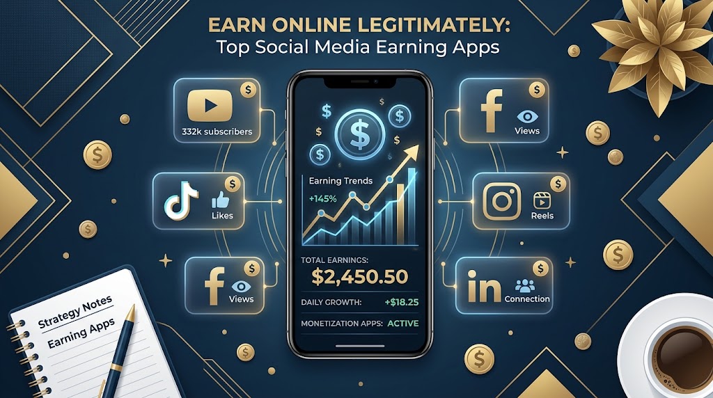 Social Media Earning Apps That Pay Real Money in Dollars