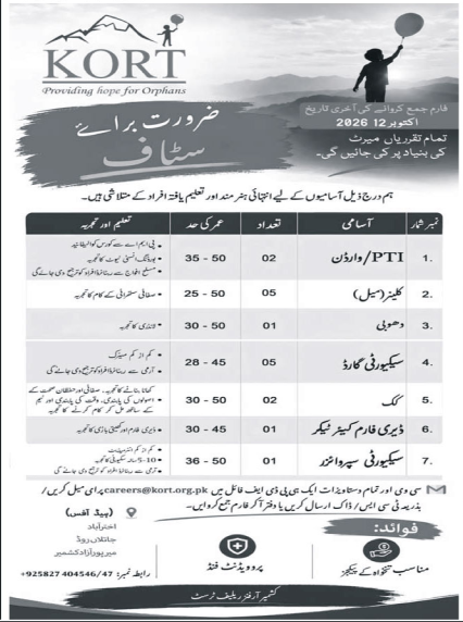 Official KORT Job Advertisement