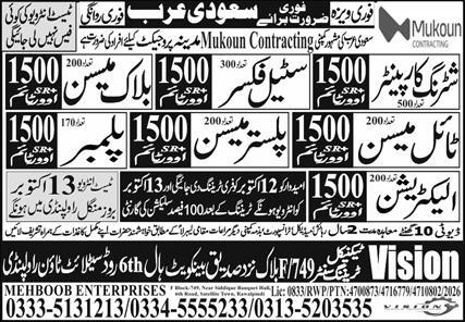 Mukoun Contracting Saudi Arabia Madinah Project Technical Jobs 2026
