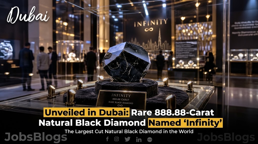 Infinity Natural Black Diamond Unveiled in Dubai